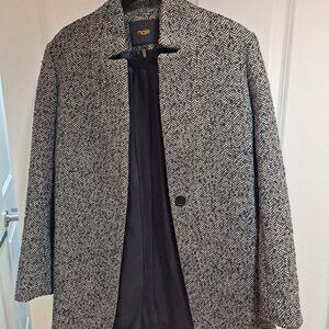 NWOT Herringbone Maje Coat